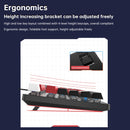 104Key Wired Mechanical Linear Switch Gaming Keyboard With Blue Switch RGB Light