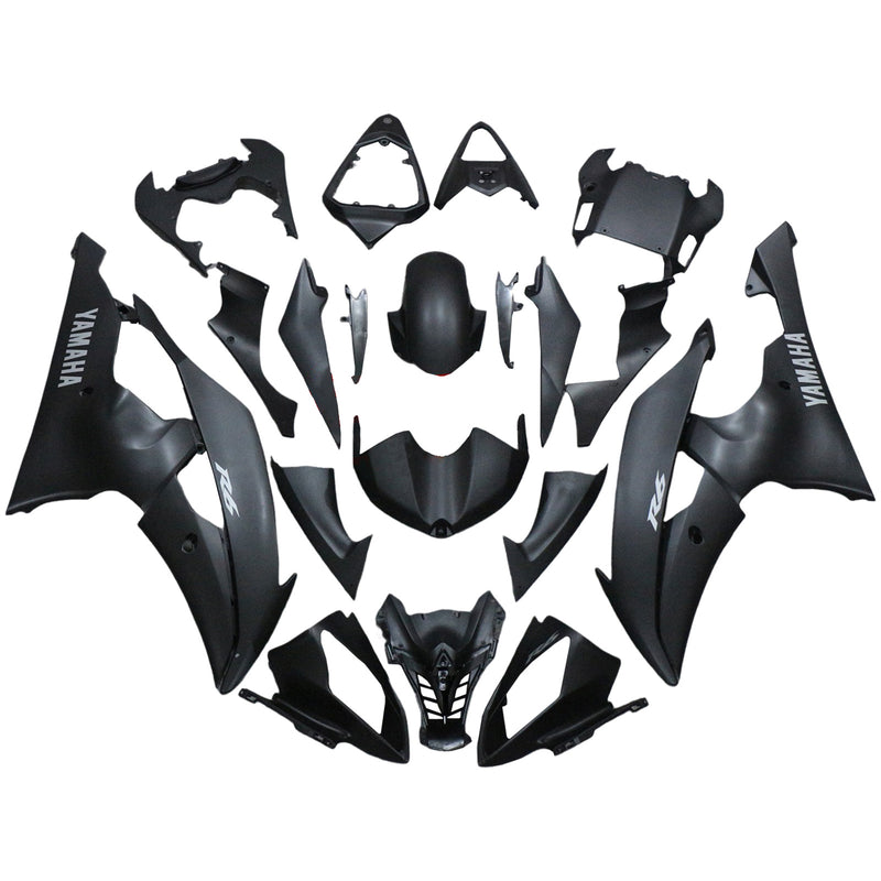 Amotopart Yamaha YZF 600 R6 2008-2016 Fairing Kit Bodywork Plastic ABS