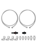 70" SS Braided Transmission Cooler Hose Line For Turbo 700R4-4L60-4L60E - 4L65E