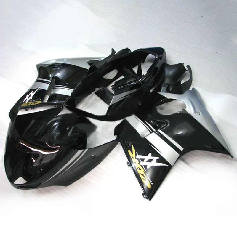 Amotopart Honda CBR1100XX SuperBlackBird 1996-2007 Fairing Kit Bodywork ABS