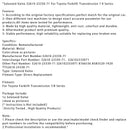 Solenoid Valve 32610-23330-71 For Toyota Forklift Transmission 7 8 Series