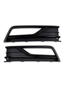 2PCS Fog Light Lamp Grill Cover Fit VW Passat B8 NMS (USA Car) 2016-2018