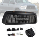 2006-2009 Toyota Tundra TRD PRO Honeycomb Front Bumper Grill Grille Black