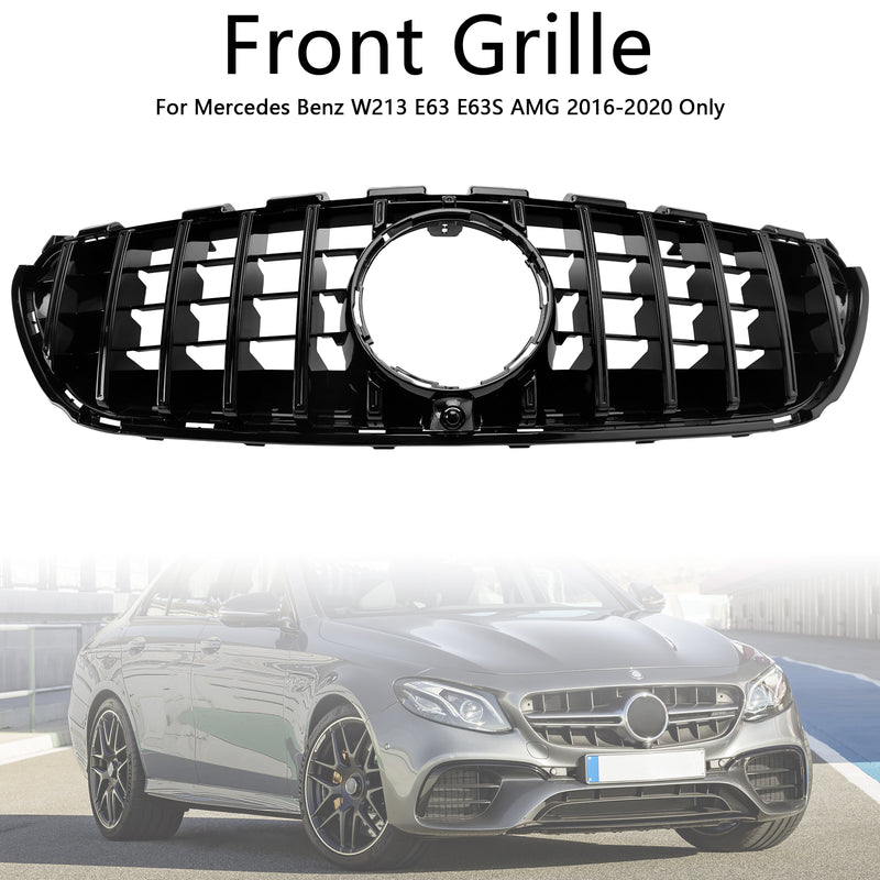 Front Bumper Grille Grill Fit Mercedes Benz W213 E63 E63S AMG 2016-2020 Only