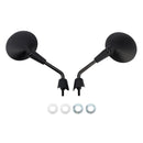 Mirror M8 Shorty left & right Black For Piaggio Vespa Primavera 50 125 150