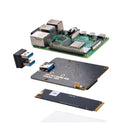 Raspberry Pi 4B Expansion Board M.2 NVMe SSD Solid State Drive Adapter Board