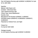 Pair LED Daytime Running Light 4L0953041 4L0953042 For Audi Q7 4L 2007-2009