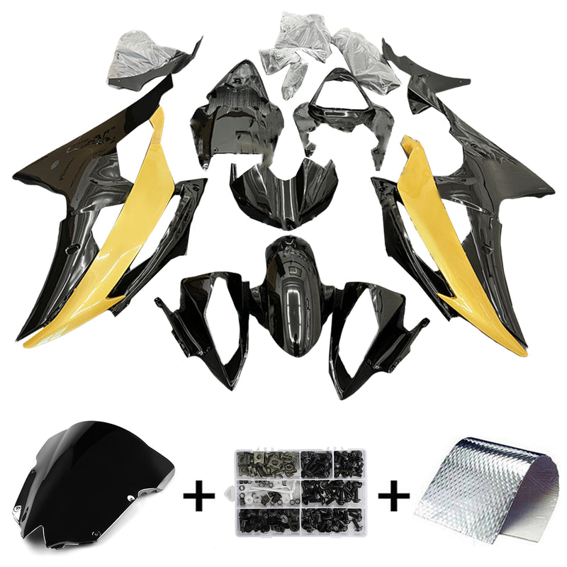 Amotopart Yamaha YZF 600 R6 2008-2016 Fairing Kit Bodywork Plastic ABS