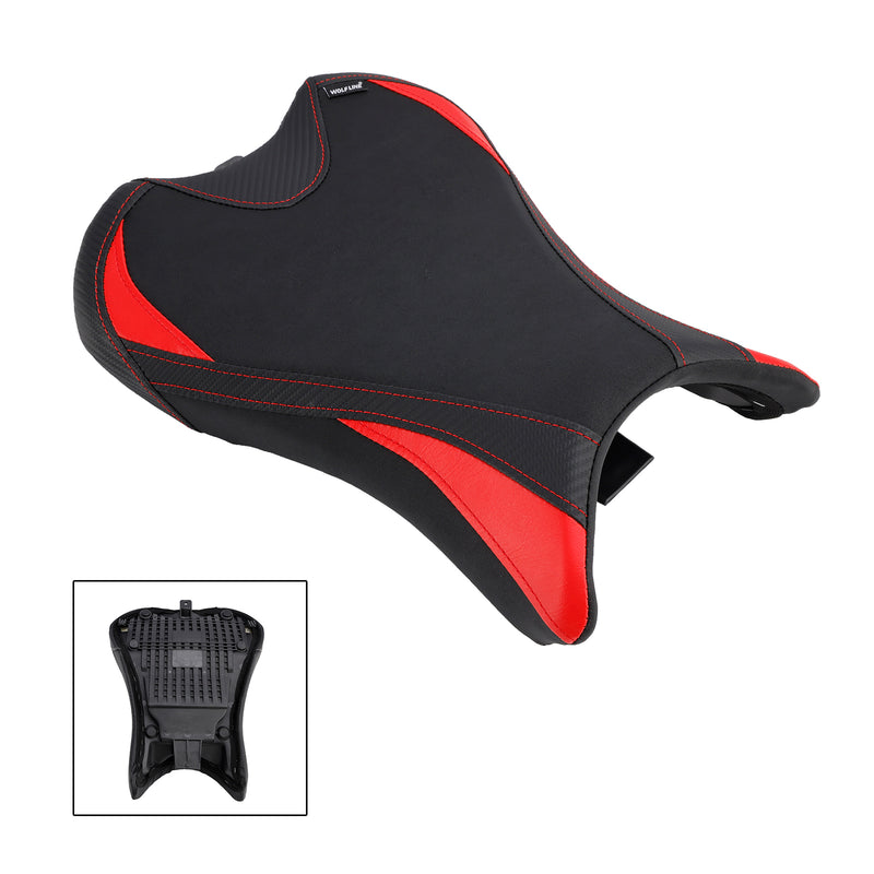 Front Driver Seat Raider Cushion Fit Black For Street Triple 765/S/R 2019-2022 Black