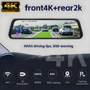 10-inch HD 1080P Rearview Mirror Streaming Media Driving Recorder Dual Lens