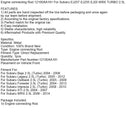 Engine connecting Rod 12100AA181 For Subaru EJ257 EJ255 EJ20 WRX TURBO 2.5L