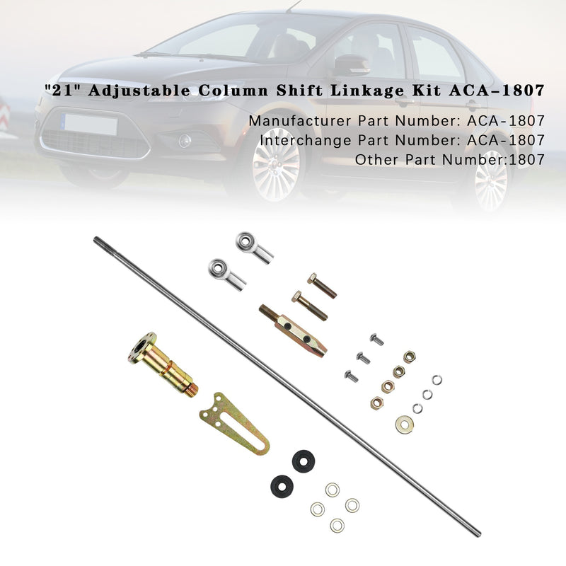 1980-1987 Lincoln Continental / 1980-1983 Continental Mark VI 21" Adjustable Column Shift Linkage Kit ACA-1807