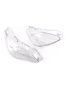 2PCS Front Headlight Lens Cover LampShade L&R For BMW 5 F10 F11 F18 10-13