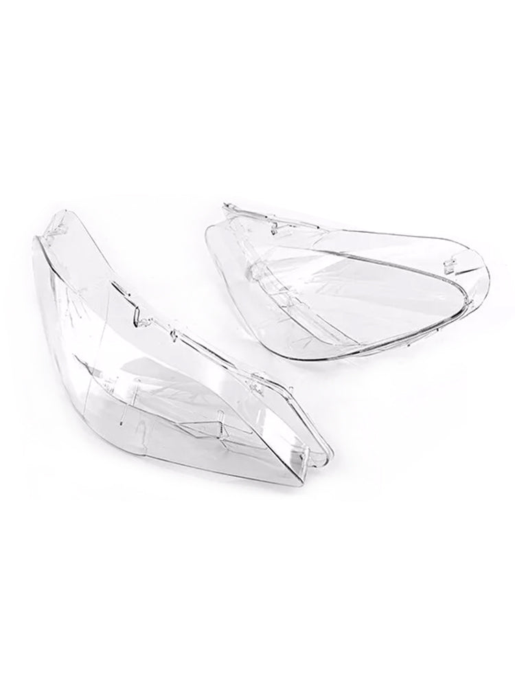 2PCS Front Headlight Lens Cover LampShade L&R For BMW 5 F10 F11 F18 10-13