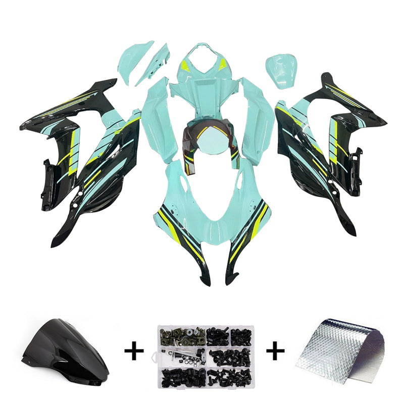 Injection Fairing Kit Bodywork Plastic ABS fit For Kawasaki ZX10R 2016-2020