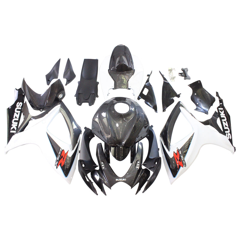 Amotopart Suzuki GSXR 600/750 2006-2007 K6 Fairing Kit Bodywork Plastic ABS