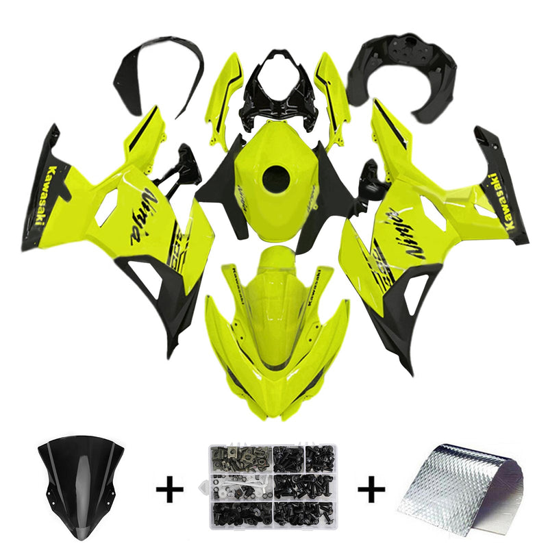 Amotopart Kawasaki EX400 Ninja400 2018-2023 Fairing Kit Bodywork Plastic ABS