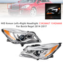 HID Xenon Left+Right Headlight For Buick Regal 2014-2017