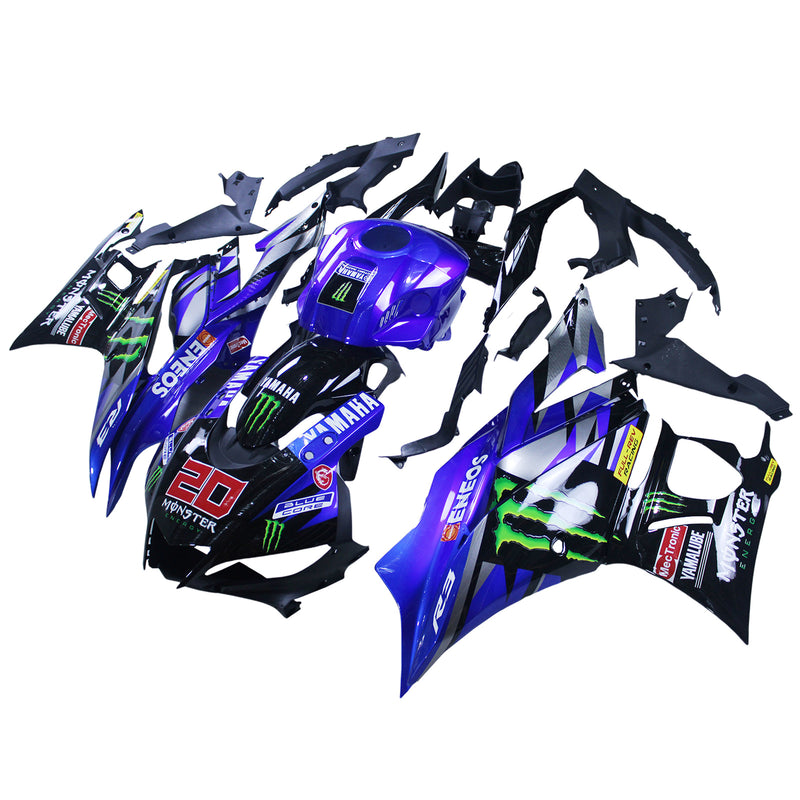 Yamaha YZF-R3 R25 2019-2021 Fairing Kit Bodywork Plastic ABS