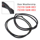 2× Front Door Weatherstrip RH & LH 72310S6M003 For Honda Integra Acura RSX DC5 2002-2006