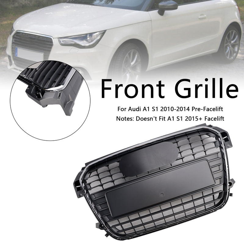 Chrome Front Bumper Grill Grille Fit Audi A1 S-Line 2010-2014 MK1