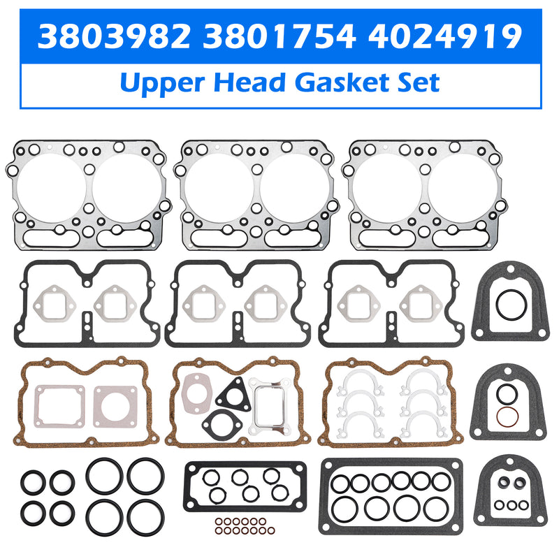 3801754 Upper Head Gasket Set for Cummins 855 Big Cam IV STC 4024919 NT NTC