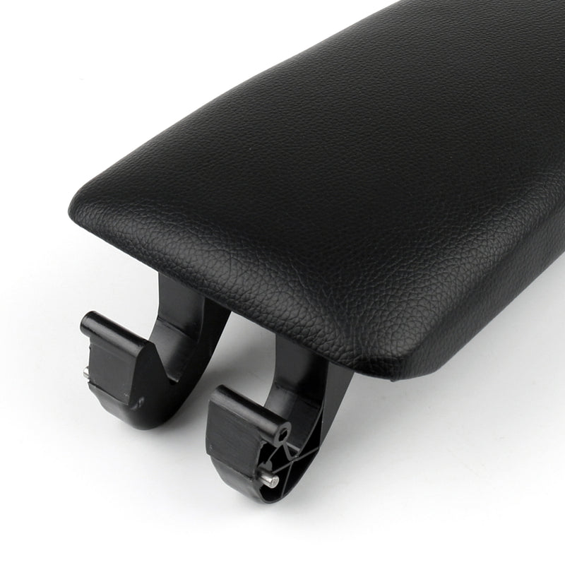Black Leather Armrest Centre Console Lid For Audi A4 B6 B7 2001-2008 8E0864245E