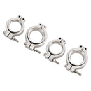 4PC TiAL MV-S 38mm Wastegate V-Band Clamp Set Kit with Screws Nuts and Seals