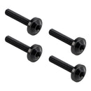 4x ALU Black Decorative Windshield Screws For Road Glide FLTR FLTRX 2015-2023