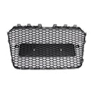 RS5 Style Honeycomb Front Bumper Grille Grill Fit Audi A5 S5 B8.5 2013-2016