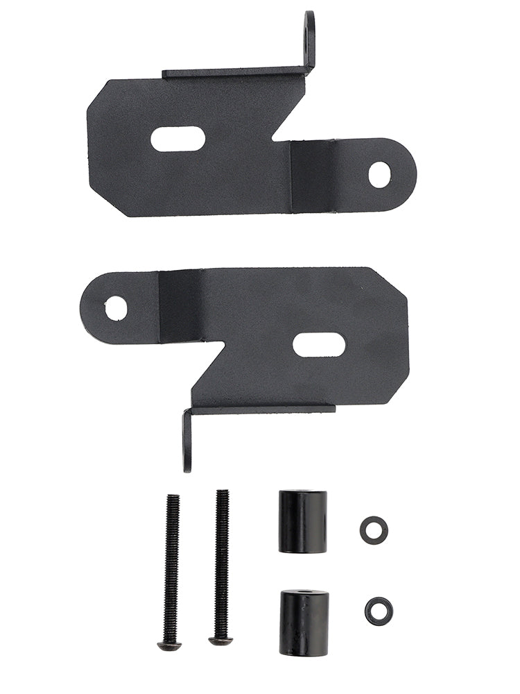 7318 A-Pillar Black Light Mount Brackets For Jeep Wrangler JL 2018-2019