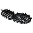Front Kidney Grille Grill For BMW 1 Series F40 19-23 Silver Diamond Style
