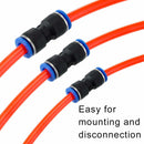20Pcs Air Pneumatic 1/4" to 1/4" Straight Push in Connectors Quick