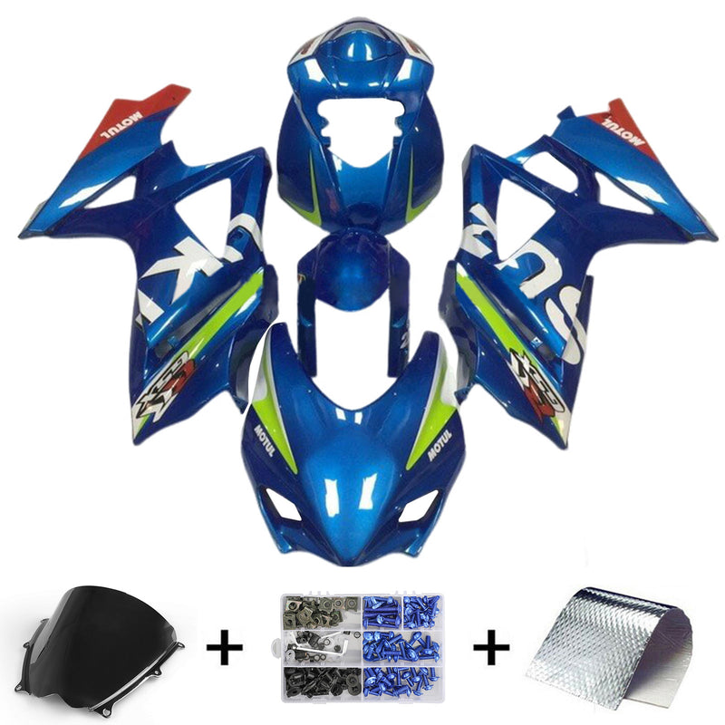 Amotopart  Suzuki GSXR1000 2007-2008 K7 Fairing Kit Bodywork Plastic ABS