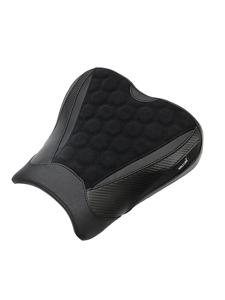 Front Driver Seat Raider Cushion Pu Fit For KAWASAKI Ninja ZX-4R RR 2023 Black