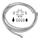 70" SS Braided Transmission Cooler Hose Line For Turbo 700R4-4L60-4L60E - 4L65E