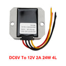 Waterproof DC 6V to 12V 1-3A Step-Up Power Supply Converter Regulator