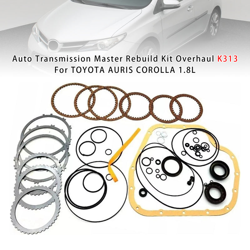 Auto Transmission Master Rebuild Kit Overhaul K313 For TOYOTA AURIS COROLLA