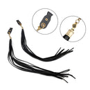 Handlebar Tassel Brake Lever Grip Decoration Black For Dyna Road Glide Road King