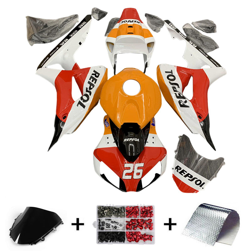 Amotopart Honda CBR1000RR 2006-2007 Fairing Kit Bodywork Plastic ABS