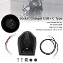 12V Socket Charger USB+C Type Quick For Yamaha X-MAX 300 2017-2025