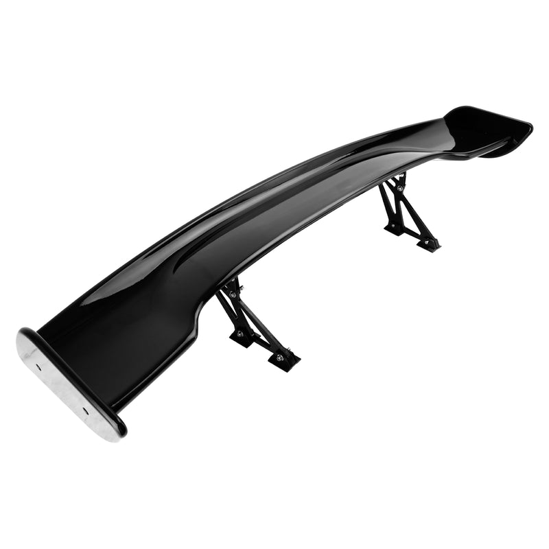 57" 145cm Universal Racing GT Style Down Force Trunk Spoiler Wing Glossy Black