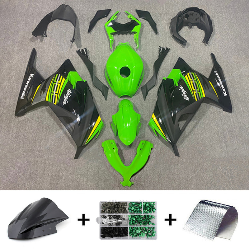 Amotopart Kawasaki EX300/Ninja300 2013-2017 Fairing Kit Bodywork Plastic ABS