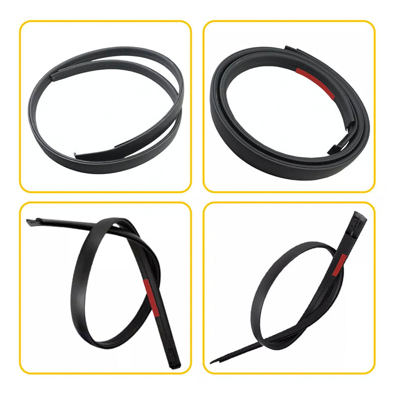 2PCS Roof Drip Molding Trim Left & Right Side Rubber For Toyota Tundra