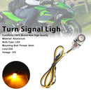 12V LED Turn Signal Indicator Light 8mm Universal Motorcycle For Honda