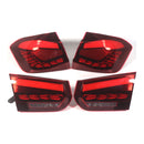 L&R Red LED Tail Lights Rear Lamp Assembly For BMW 3 F30 F80 M3 2013-2018