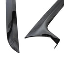 2012-2018 Audi A6 C7 Allroad Avant Gloss Black Pair Rear Window Side Wing Spoiler
