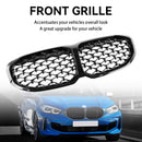 BMW 1 Series F40 2019-2024 Gloss Black Diamond Front Kidney Grill Grille