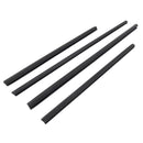 4pcs Door Belt Weatherstrip Molding Seal For Honda Fit Jazz 2008-2013