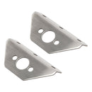 4x Windshield Wiper Repair Stainless Steel Brackets for Peterbilt 379 388 389